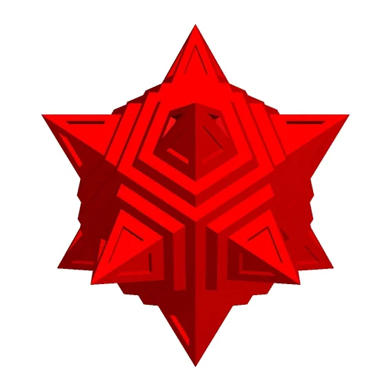 Khối SCULPTED STELLATED DODECAHEDRON 1 - Image 3