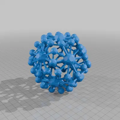 STEWART RADIAL TRUNCATED DODECAHEDRAL POLYTOROID 1
