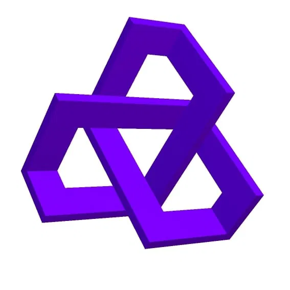 SURFACE TREFOIL KNOT 1 – Nút thắt trefoil bề mặt đa giác - Image 1