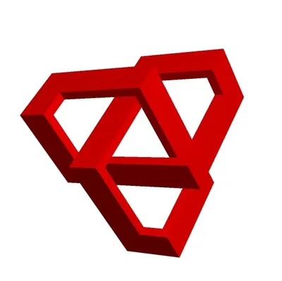 SURFACE TREFOIL KNOT 1 – Nút thắt trefoil bề mặt đa giác