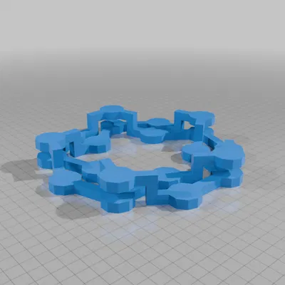 STEWART PENTAFOIL KNOT 3 – Nút thắt toán học (Math Art)