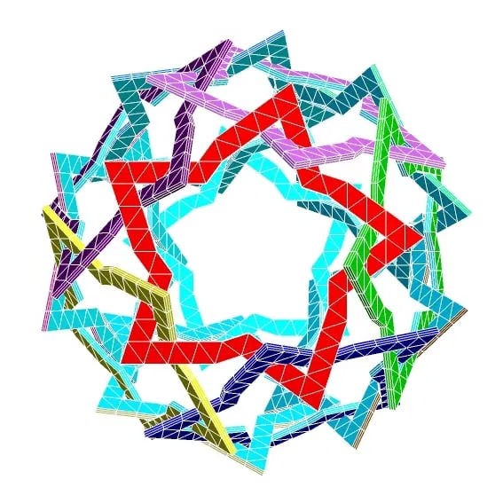 STAR DODECAHEDRAL POLYLINK 1 – Star Polylink - Image 2