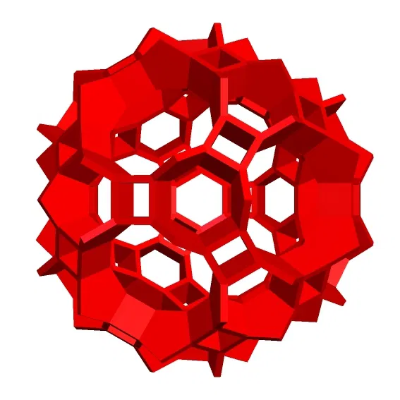 HOLDEN TRUNCATED ICOSIDODECAHEDRAL NOLID 1 - Image 1