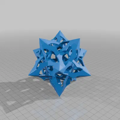 ESCHER STAR DODECAHEDRAL POLYKNOT 8