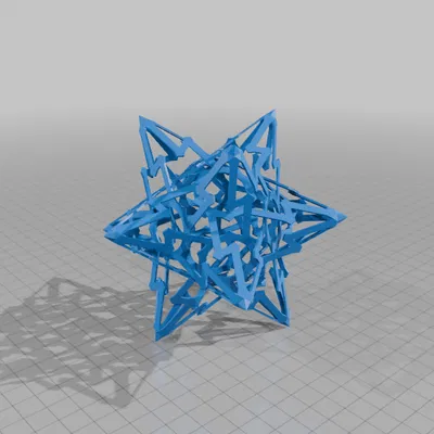 ESCHER Z STAR DODECAHEDRAL POLYKNOT 1
