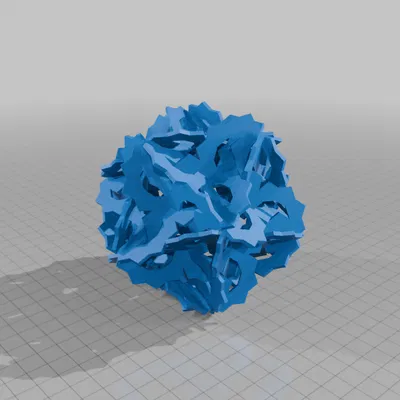 KEPLER STAR DODECAHEDRAL POLYLINK 1
