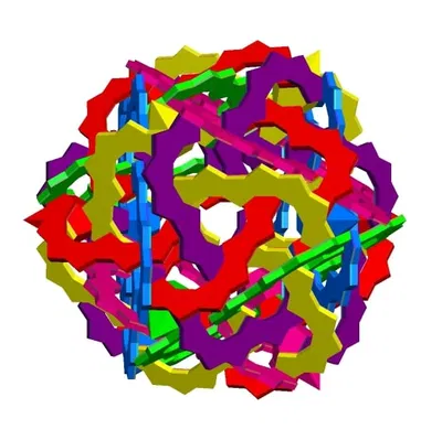 KEPLER STAR DODECAHEDRAL POLYKNOT 1