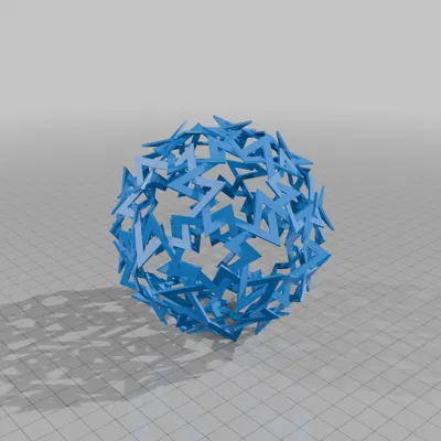 STAR TRUNCATED ICOSAHEDRAL POLYLINK 1