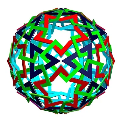 STAR RHOMBICOSIDODECAHEDRAL POLYLINK 1