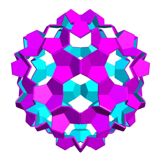 CRINKLED ICOSIDODECAHEDRON 1 - Image 2