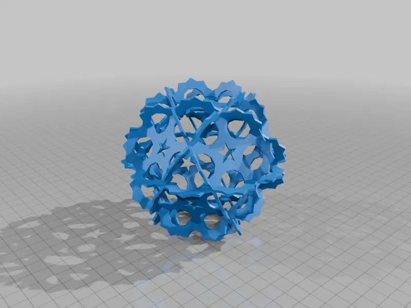 KEPLER ICOSIDODECAHEDRAL HANDLEHEDRON 1 - Image 1
