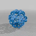 KEPLER ICOSIDODECAHEDRAL HANDLEHEDRON 1 - Thumbnail 1