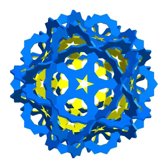 KEPLER ICOSIDODECAHEDRAL HANDLEHEDRON 1 - Image 2