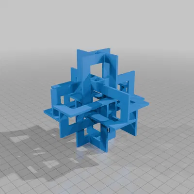 ROELOFS CUBIC POLYKNOT 6