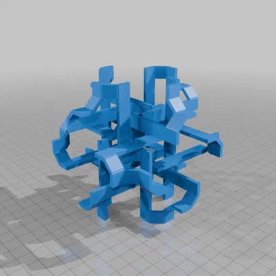 SPACE-FILLING KNOT 1 – Nút thắt lấp đầy không gian