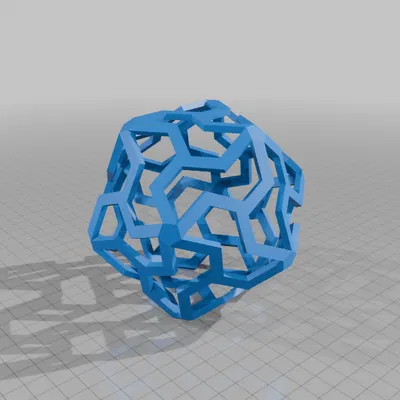 ICOSAHEDRAL SPIRALHEDRON 1 – Khối đa diện xoắn ốc