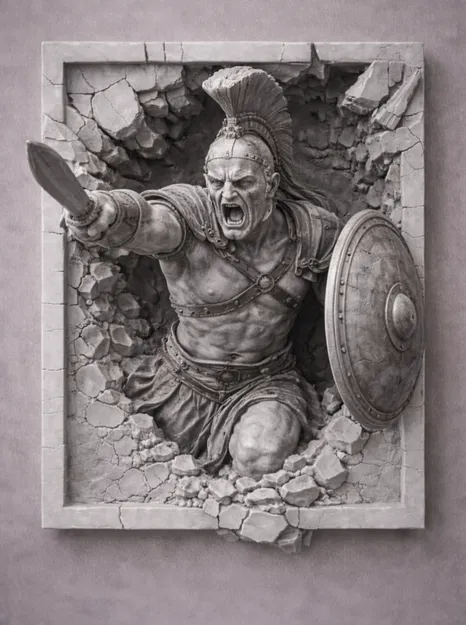 Hình 3D Gladiator (Gladiator 3d picture) - Image 1