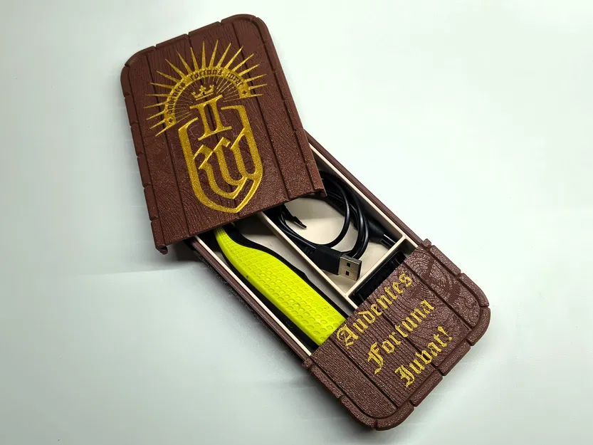 Hộp Kingdom Come cho Philips OneBlade 360 (nắp trượt, logo KCD2) - Image 2