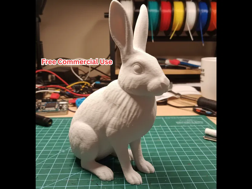 Tượng Thỏ Bắc Cực Bán Hiện Thực - Image 1