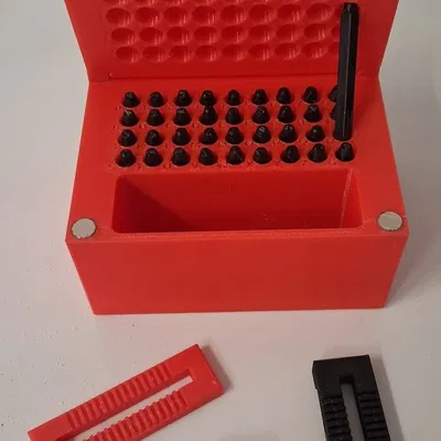 Đồ gá đóng chữ/số tham số (Parametric) & hộp lưu trữ