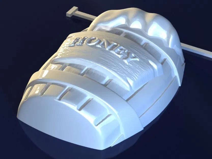 Honey Barrel – Khuôn thùng mật ong (3D Model) để in 3D - Image 2