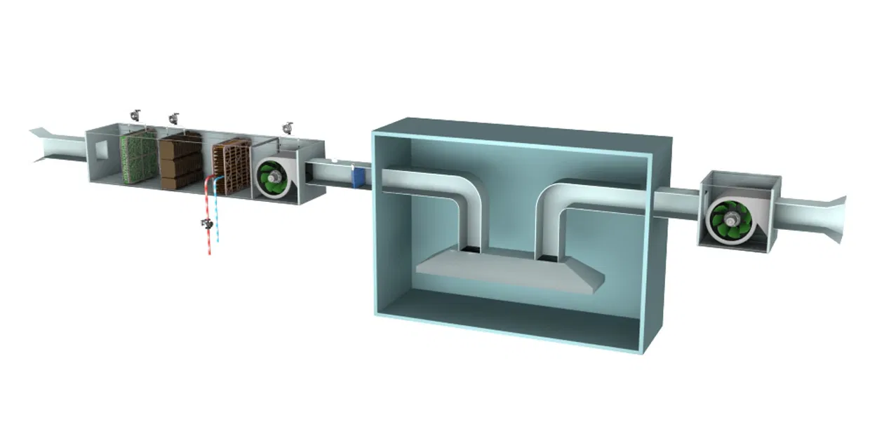 Quạt cấp bù cho chụp hút bếp (Make Up Air Fan) – KITCHN HOOD MAKE UP FAN - Image 1