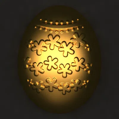 Egg_oDecooDe – Mẫu 3D khuôn trứng để làm xà phòng/chocolate/nến