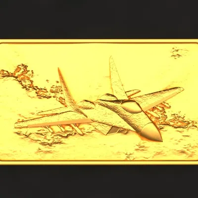 Aircraft_eg71Q – Mẫu 3D khuôn Aircraft in 3D cho xà phòng, chocolate & nến