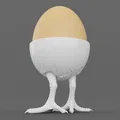 Ly đựng trứng chân gà (Chicken Legs Egg Cup) - Thumbnail 1