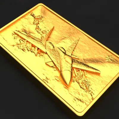 Aircraft_eg71Q – Mẫu 3D khuôn Aircraft in 3D cho xà phòng, chocolate & nến