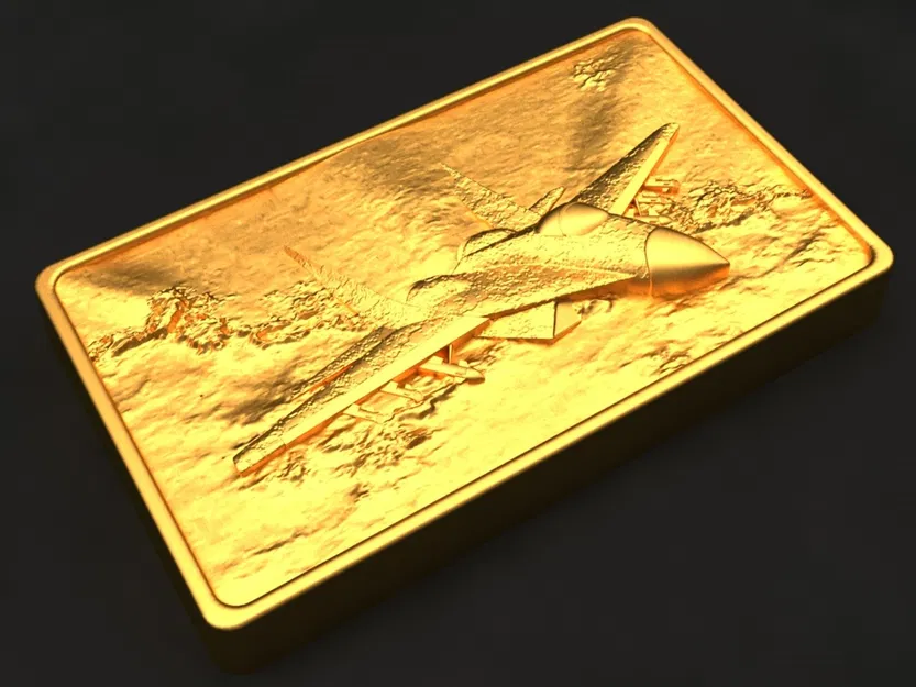 Aircraft_eg71Q – Mẫu 3D khuôn Aircraft in 3D cho xà phòng, chocolate & nến - Image 4