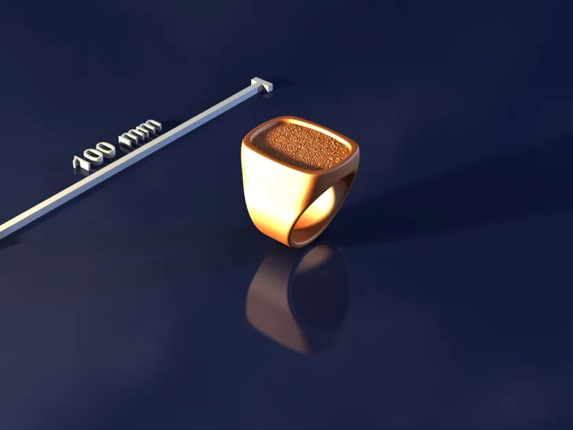 Ring_2jDeM2j – Khuôn nhẫn (Ring mold) sẵn sàng 3D print - Image 2