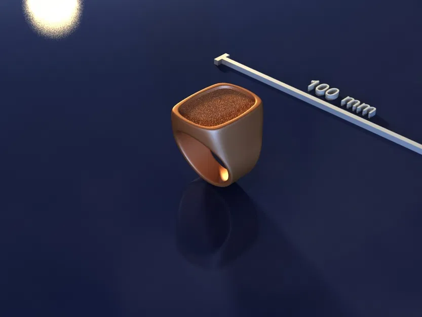 Ring_2jDeM2j – Khuôn nhẫn (Ring mold) sẵn sàng 3D print - Image 3