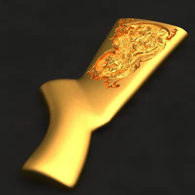 Khuôn báng súng (Butt of the rifle) – mẫu 3D chất lượng cao