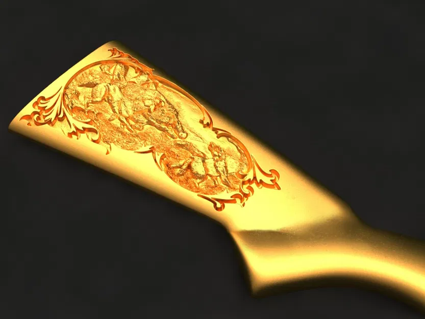 Khuôn báng súng (Butt of the rifle) – mẫu 3D chất lượng cao - Image 4