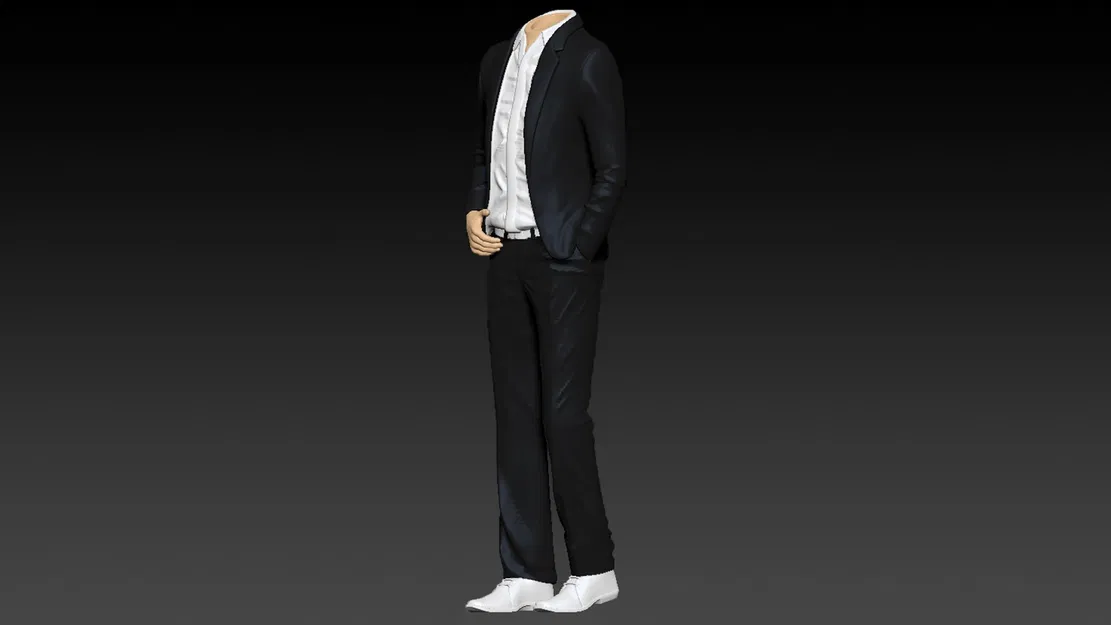 Chú rể nam nhiều dáng người, sẵn sàng để in 3D - Image 4