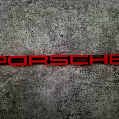 Logo Porsche 3D