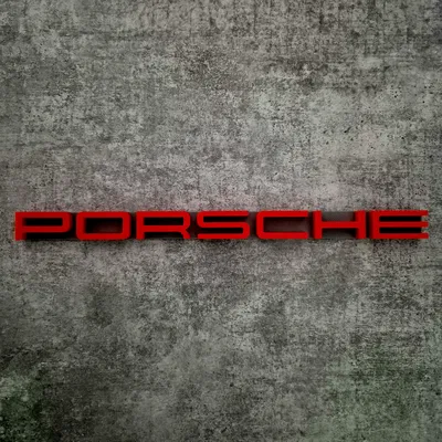 Logo Porsche 3D