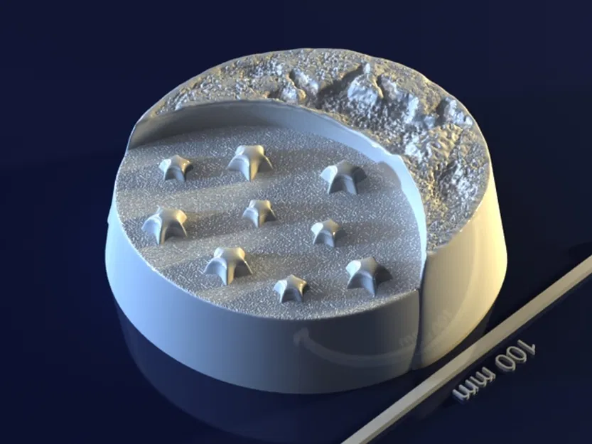 Night_WizUpW – Mẫu 3D khuôn chủ đề ban đêm cho xà phòng, chocolate & nến - Image 2