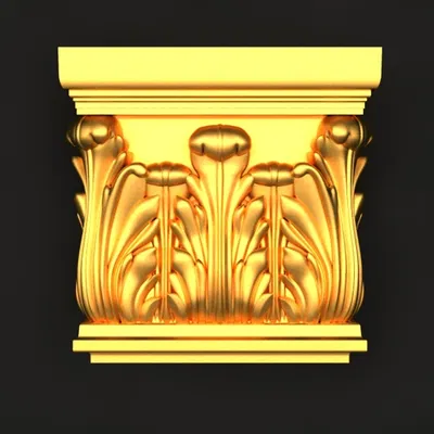 Capital_oE3Qs – Mẫu 3D khuôn Capital trang trí