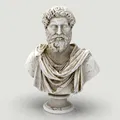 Tượng bán thân Marcus Aurelius Low Poly Game Ready UHD STL để in 3D - Thumbnail 1