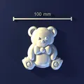 Bear_BcAWbBc – Model 3D khuôn gấu (mold) cho xà phòng/chocolate/nến - Thumbnail 1