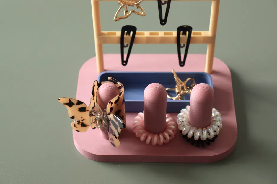 Kệ modular tối ưu cho kẹp tóc & scrunchie (xếp chồng) - Image 3