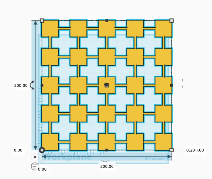 Bài Test 1 Lớp 200x200 (200x200 Single Layer Test Print) - Image 2