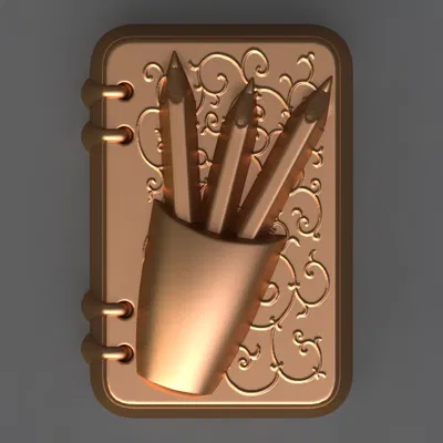 Sổ tay và những cây bút chì (Notebook and the pencils)