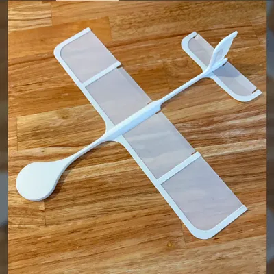 Tàu lượn nhẹ đơn giản (20g)