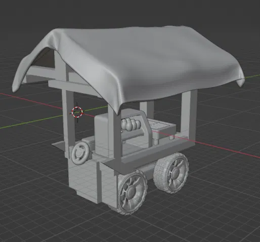 Carro venta ambulante – Xe đẩy bán đồ ăn nhanh - Image 1