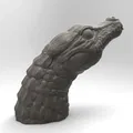 Tác phẩm điêu khắc Đầu Cá Sấu (Crocodile Head sculpture) - Thumbnail 1