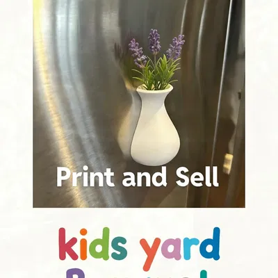 Bình Cắm Hoa Nam Châm Cho Bé Nhặt Ngoài Sân (Kids Magnetic Yard Bouquet Vase)