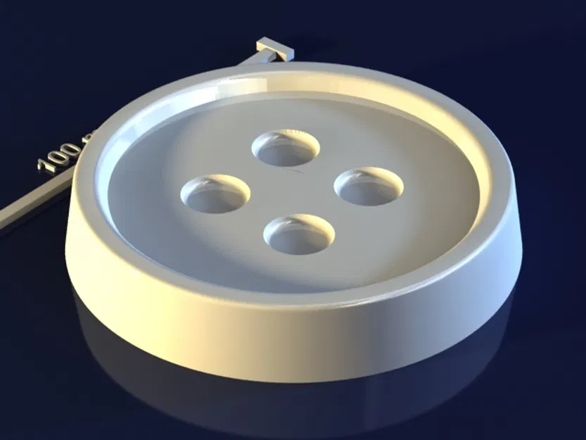 Button_61OSz – Mẫu 3D khuôn nút (Button Mold) sẵn sàng 3D print - Image 1